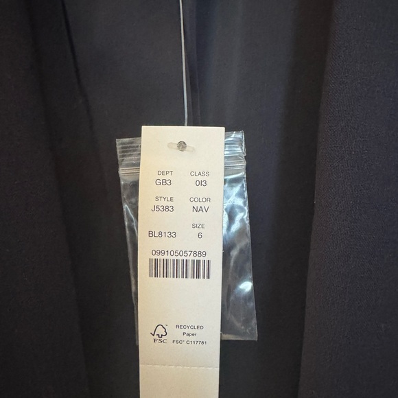 NWT J.CREW Parke Italian stretch wool blazer (suiting) by Tollegno in size 6 - Picture 3 of 3